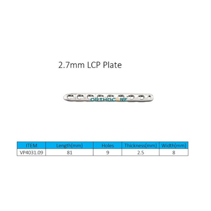 2.7mm Locking Compression Plates LCP