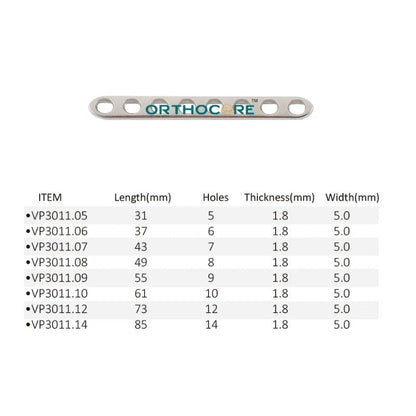 2.4mm/2.0mm LC-DCP Limited Contact Compression Plates