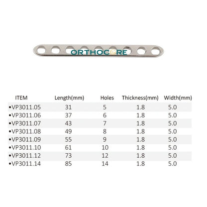 2.0mm/1.5mm LC-DCP Limited Contact Compression Plates