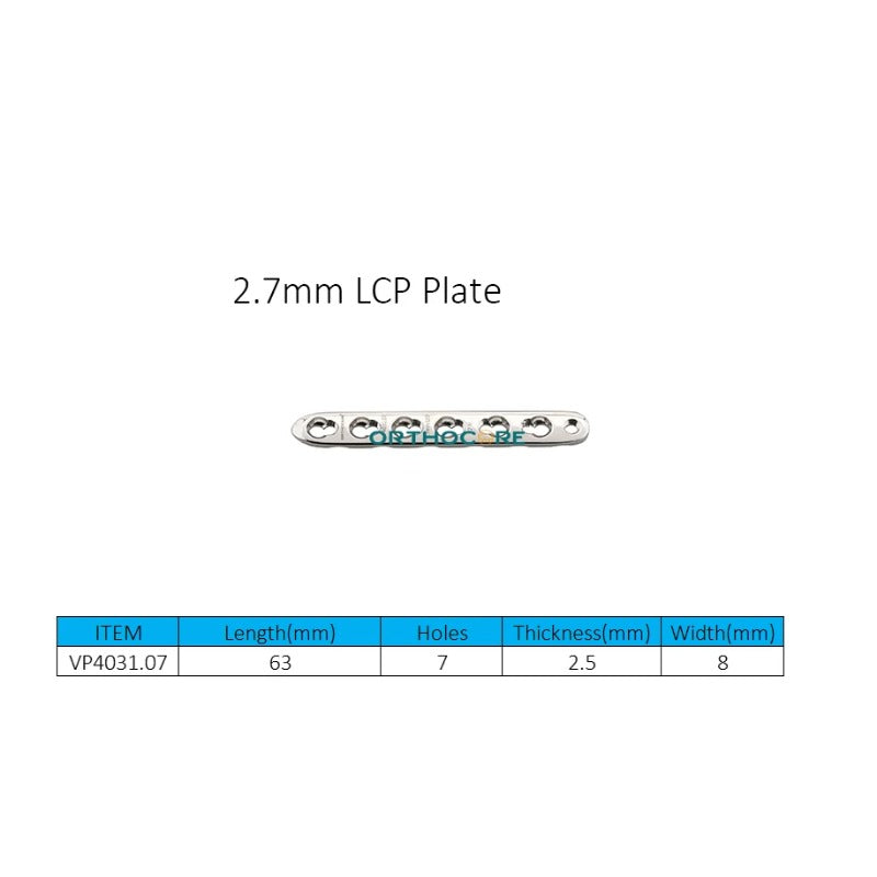 2.7mm Locking Compression Plates LCP