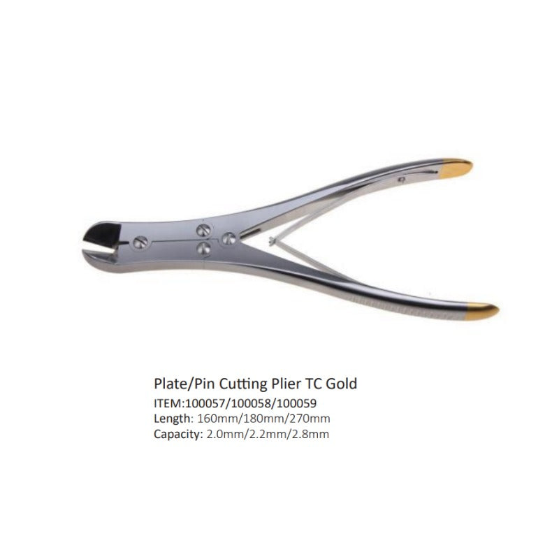 Plate Pin Cutting Plier TC Gold