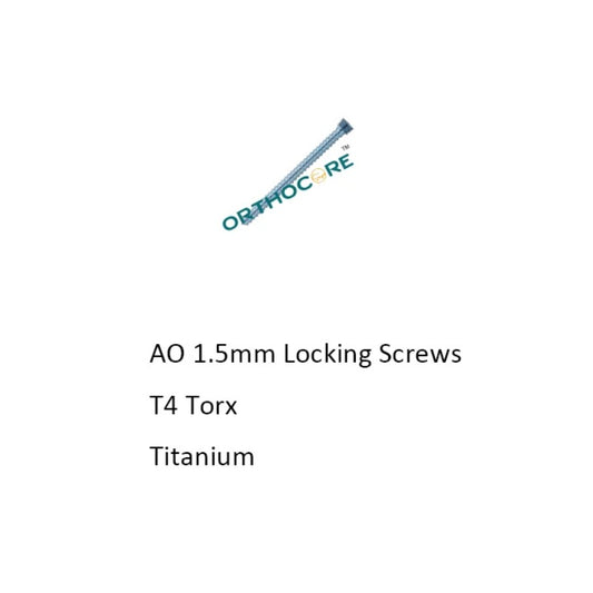 AO 1.5 mm Titanium Locking Screws